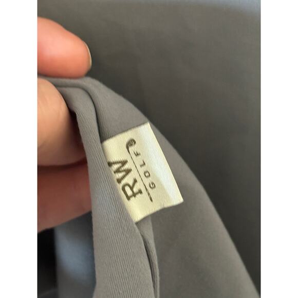 Rorie Whelan Golf 1/4 Zip Pullover Top Grey Mens Size M Medium - Picture 5 of 5